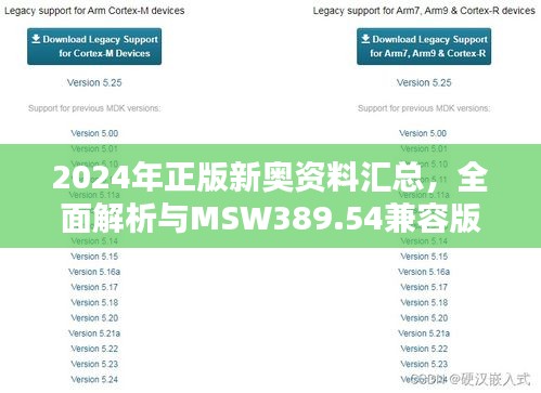 2024年正版新奥资料汇总，全面解析与MSW389.54兼容版