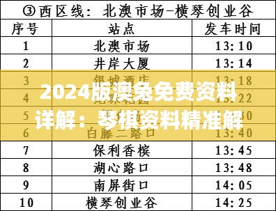 2024版澳兔免费资料详解：琴棋资料精准解读_ZUO561.35新释