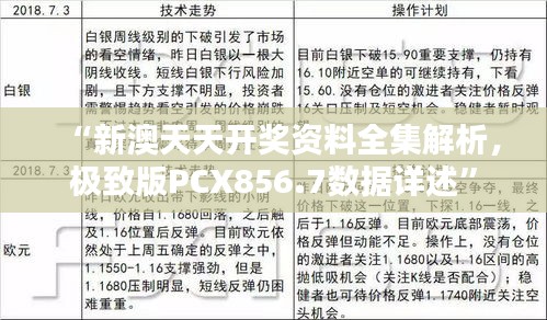 “新澳天天开奖资料全集解析，极致版PCX856.7数据详述”