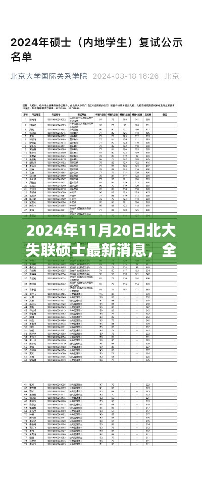 2024年北大失联硕士最新消息深度解读与评测