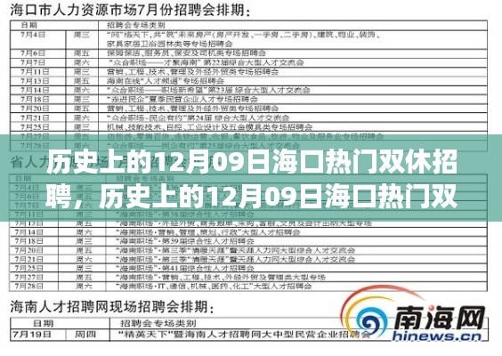 历史上的12月09日海口热门双休招聘，历史上的12月09日海口热门双休招聘全攻略，一步步教你如何求职成功